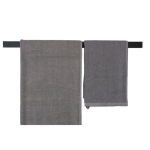 Håndklædeholder sort 100 cm